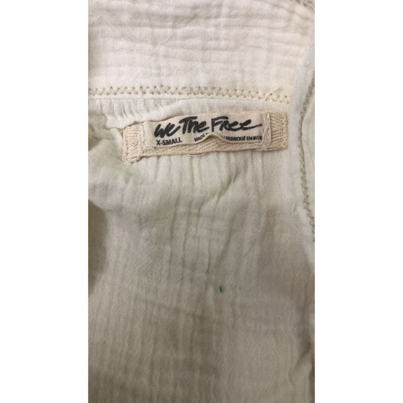 Free People We The Free Summer Daydream Buttondown Shirt Top Oversized XS 283005 - Picture 10 of 10